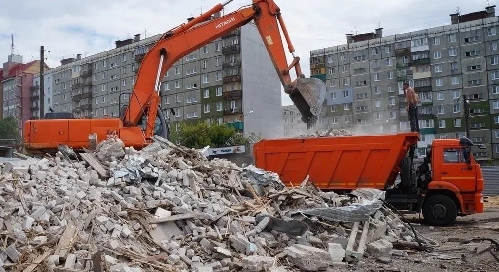 Профессиональный вывоз строительного мусора в Новороссийске в октябре